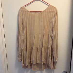 Elegant Cream Women's Top